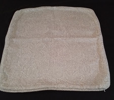 Ralph Lauren Pillow Cover Gray White Antiga Paisley Medallion Floral 24"x24"