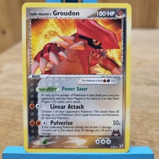 Pokemon TCG Team Magma's Groudon 9/95 EX Team Magma VS Team Aqua Non Holo Rare