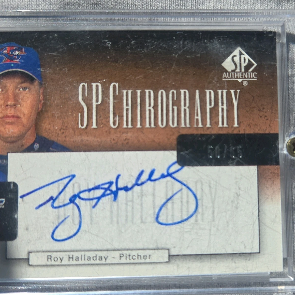 Roy Halladay Autographed Baseball Sports Trading Cards