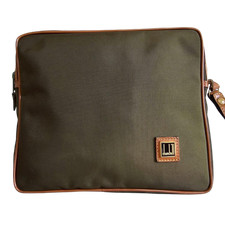 Dunhill second bag canvas khaki nylon clutch ...