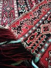 HANWOVEN  REVERSIBLE FLAT WEAVE WOOL FRINGED RUG OR THROW  — photo 6