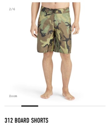 Birdwell Beach Britches 312 Board Shorts Camo Camouflage Mens Size