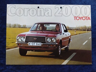 Toyota Corona 2000 Prospekt 6.1978 gelocht