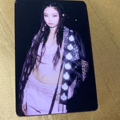 Jennie BLACKPINK Pink Coachella Celeb K-pop Girl Photo Card Pink Spark