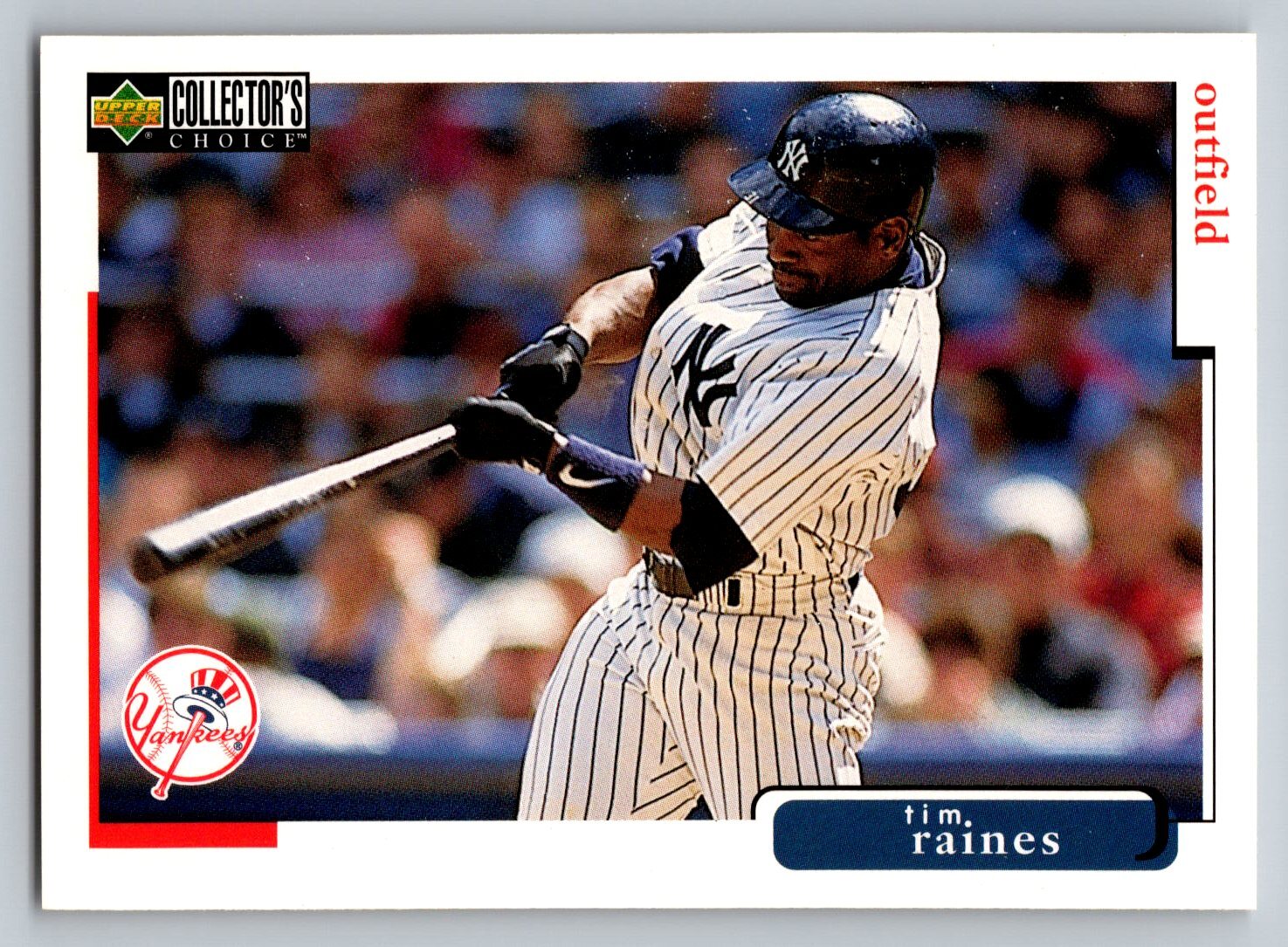 1998 Collector's Choice #192 Tim Raines New York Yankees