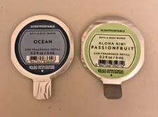 Bath & Body Works Scentportable Refill Ocean & Aloha Kiwi Passionfruit NEW