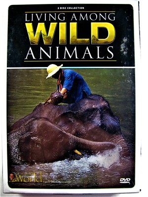 New Greg Grainger's World LIVING AMONG WILD ANIMALS 2-Disc DVD Set FREE US SHIP!