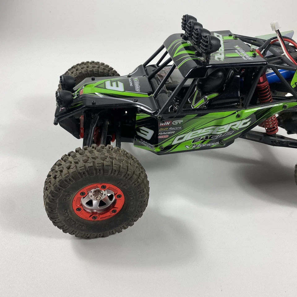 Desert Eagle-3 Brushed 1:12 RC Model Car Electric RC Buggy 4WD RTR Green 4WD - Image 3 of 4