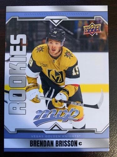 UPPERDECK MVP 2024-25 BRENDAN BRISON ROOKIE HOCKEY CARD #223 VEGAS KNIGHTS