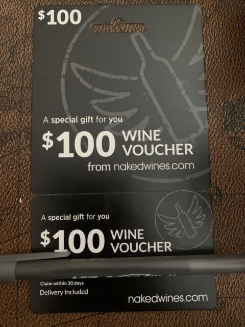Wine Bottles $100 nakedwines.com Case Delivery Voucher Coupon White Red Mix