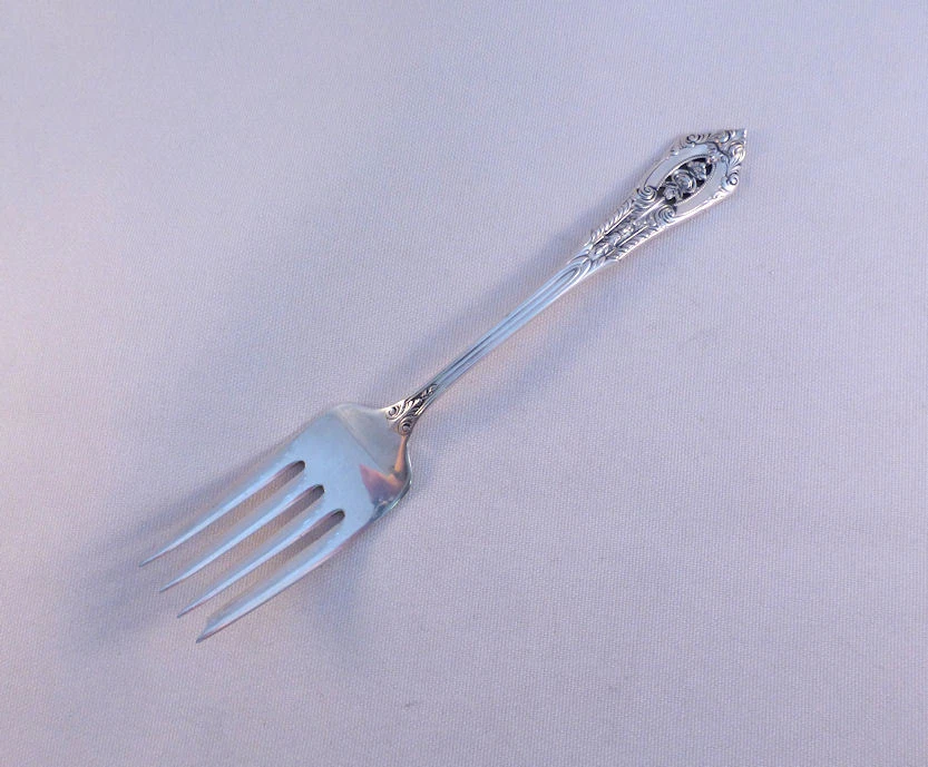 Wallace Rose Point Antique US Sterling Silver Flatware-Forks for