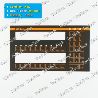 Membrane Overlay Film for LAUER PCS SYSTEM PCS 200 PCS200 PG 200.011.B  #E1