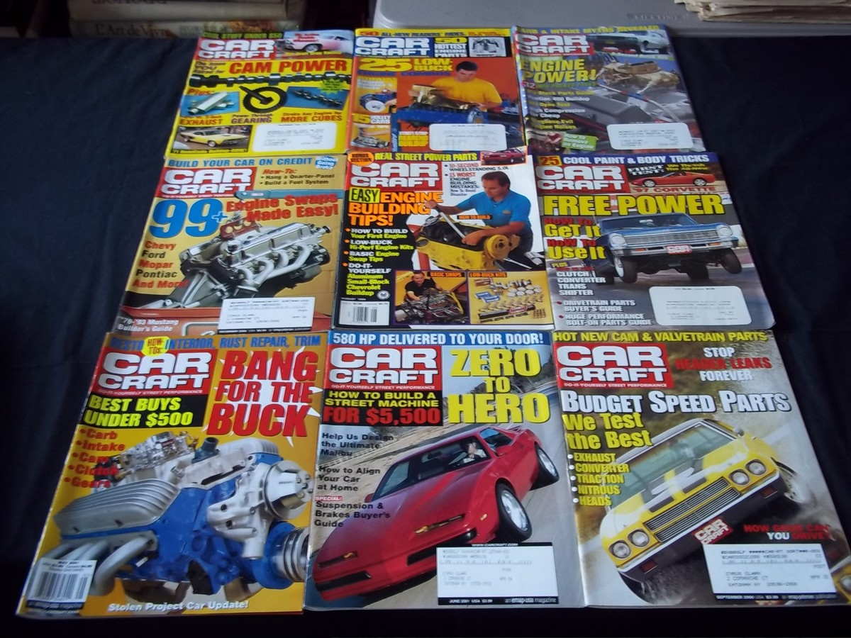 1990S-2000S CAR CRAFT MAGAZINE LOT OF 39 ISSUES - GREAT AUTO 1990S-2000S CAR CRAFT MAGAZINE LOT OF 39 ISSUES - GREAT AUTO