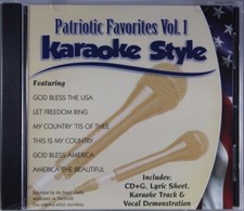 Patriotic Favorites Volume 1 Karaoke Style NEW CD G Daywind 6 Songs