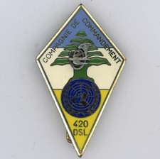 CHASSEURS 420° DSL  Finul Liban Cie Commandement 6 BCA Mandat