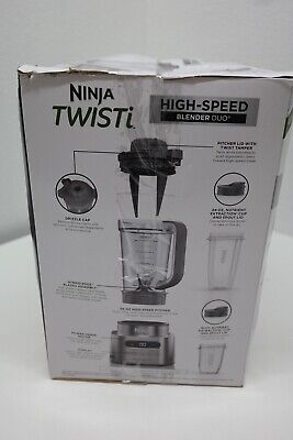 Ninja TWISTi Blender DUO Smoothie Maker - Gray (SS151) NEW!!
