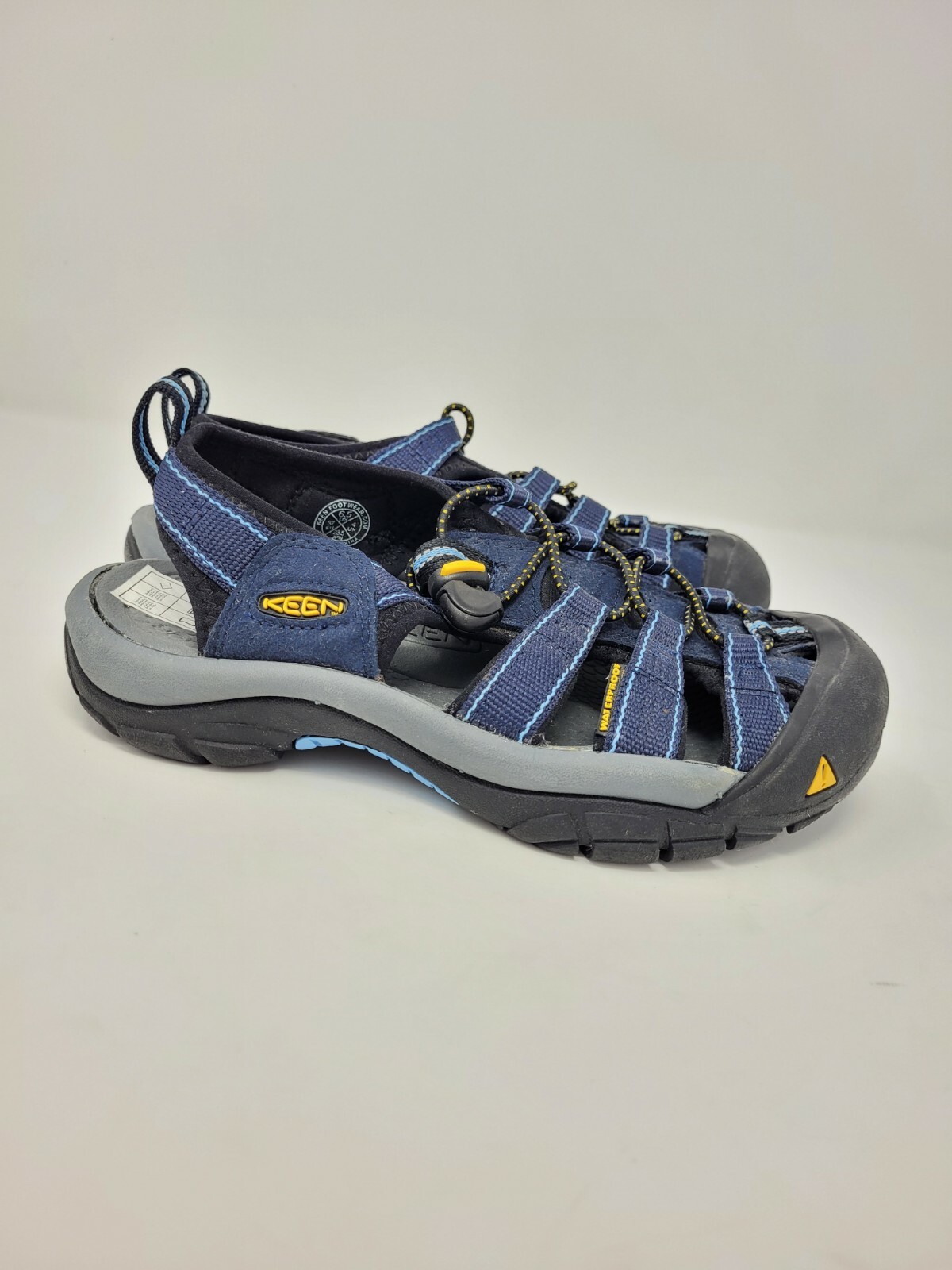 Keen Newport H2 Blue Waterproof Hiking Shoes Water Sandals Women's Size 6.5