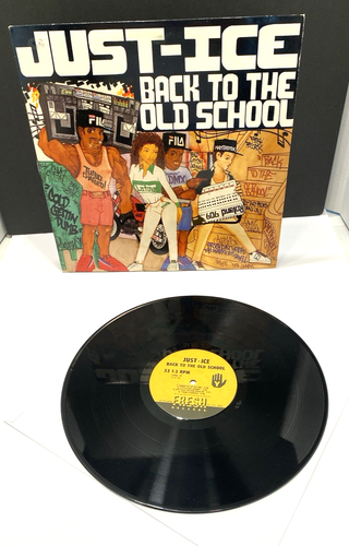 Just-Ice - Back To The Old School Vinyl Schallplatte 12" & Hip Hop Cover Kunst Buch - Bild 6 von 14