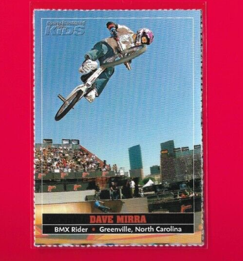 2004 SI Kids DAVE MIRRA Sports Illustrated Card, BMX Cyclist/X