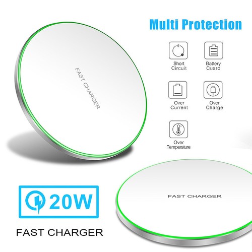20W Wireless Charger Charging Mat Pad For Apple iPhone 13 12 Pro Samsung S22+ - Zdjęcie 15 z 20