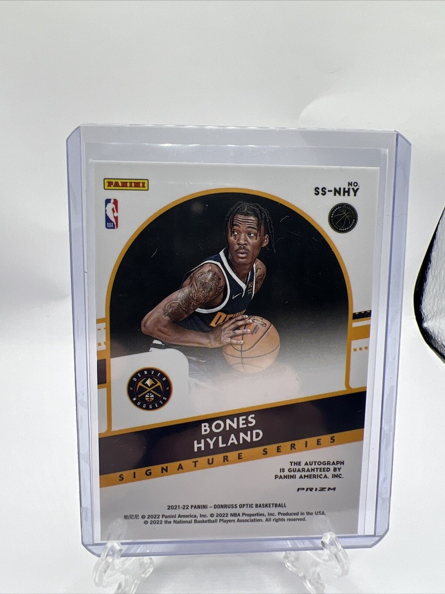 NBA DONRUSS Bones Hyland RC サインカード 2021-22 Donruss Optic Signature Series Bones Hyland Rookie