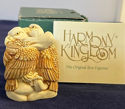 Harmony Kingdom ~ Queen's Counsel~ Bald Eagles ~ UK Made ~NIB
