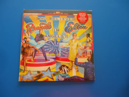 Elton John & Brandi Carlile Who Believes in Angels LP NEW Tri-Colored Vinyl