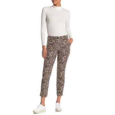 J. Crew Leopard Print Slim Pants