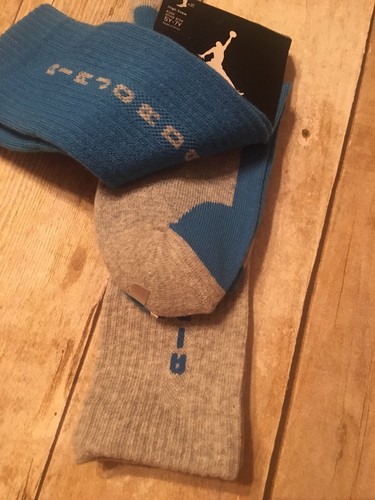 Nike SB High Crew Socks Kids Size 5Y-7Y Blue Gray New - Picture 2 of 8