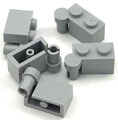 30383 Hinge Plate Light Bluish Gray NEU Lego 2 x Scharnier Gelenk grau NEW