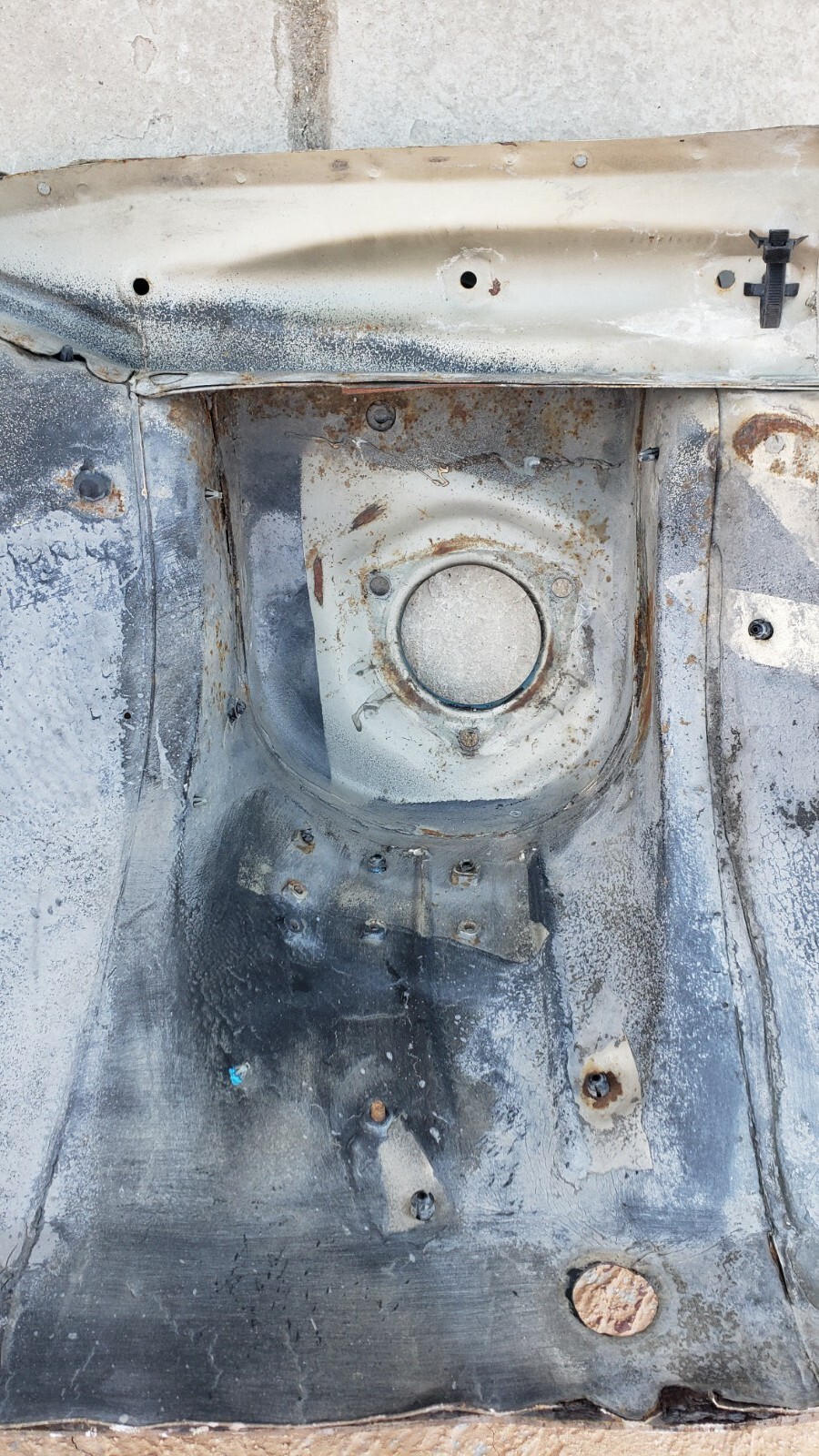 89 94 Nissan 240sx S13 LH front clip cut HOODLEDGE strut tower fender