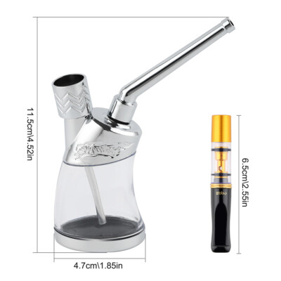 Portable Mini Water Bong Smoke Pipe Smoking Pipes Small Tobacco Hookah  Shisha US