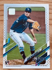 2021 Topps Gold Star Parallel Variation #408 Shane McClanahan Tampa Bay Rays