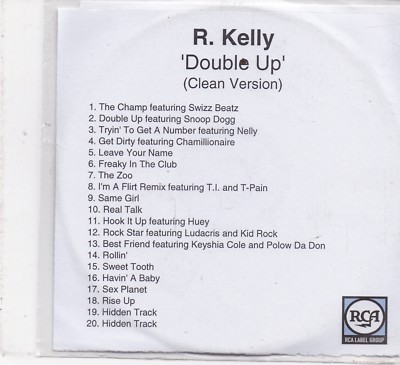 R Kelly-Double Up Promo cd album