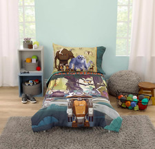 Star Wars Galaxy of Creatures Toddler - Crib Size Bedding Comforter Set 4 Pieces