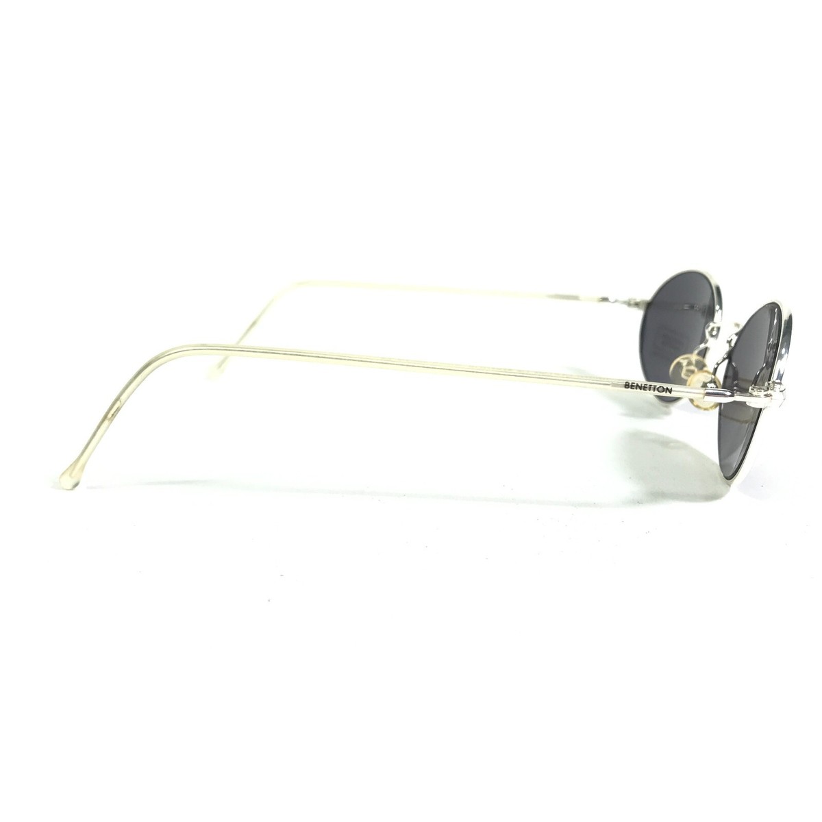 サングラス Benetton Sunglasses BE5055 400 Transparent Oversized Oval Benetton BE5054 500 GLOSS CRYSTAL GREEN 50/20/145 Men's
