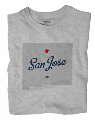 San Jose New Mexico NM T-Shirt Rio Arriba County MAP
