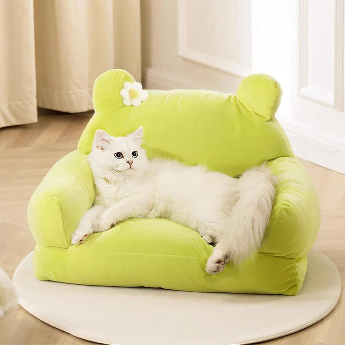 Mini couch top dog bed