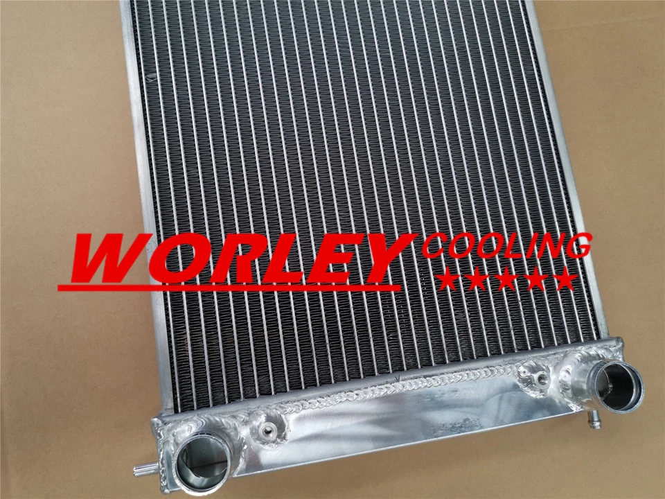 ALUMINUM RADIATOR & fans for 1989-1995 Volkswagen Corrado 1.8 16V injection new - Image 3 of 4