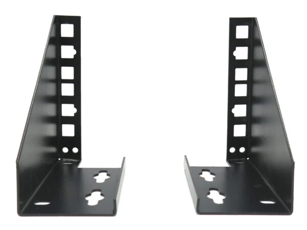 CNAweb 2U 19" Network Rack Bracket for Wallmount Vertical Hang or Desk Mount - Image 3 of 4