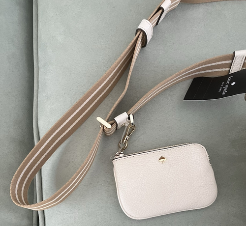 NWT Kate Spade Cream Pebble Leather Mini Bucket Bag with Change Purse - $359 - Picture 10 of 10