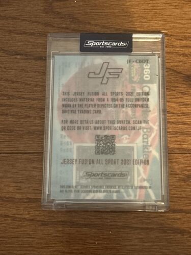 JERSEY FUSION GAME USED CHARLES BARKLEY GENUINE AUTHENTIC JERSEY PIECE RARE - Picture 2 of 2
