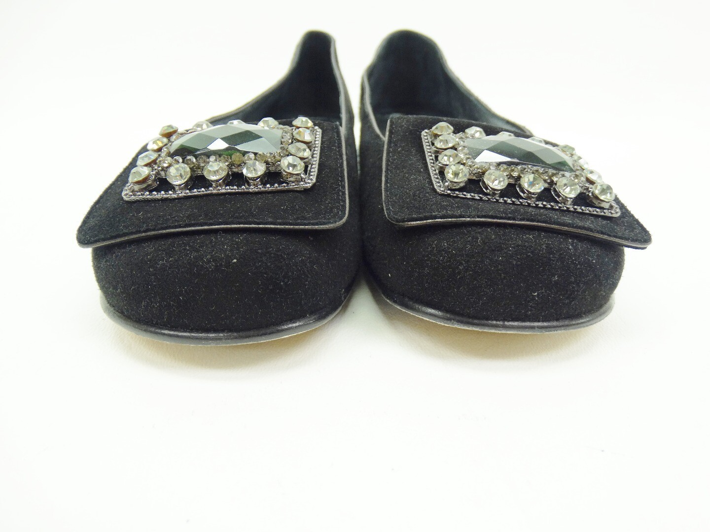 Taryn rosado Brice F 1082 Negro Gamuza Rhinstone Sin Ballet Zapatos sin Taco Sin Rhinstone Talla 39.5 M 4a2005 Taryn rosado Brice F 1082 Negro Gamuza Rhinstone Sin Ballet Zapatos sin Taco Sin Rhinstone Talla 39.5 M 4a2005