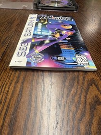 SEGA NiGHTS into Dreams... (Sega Saturn, 1996) Action Adventure w/ Manual