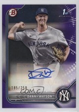 2022 Bowman Paper Prospect Purple Border 185/250 Danny Watson #PPA-DW Auto 0p83