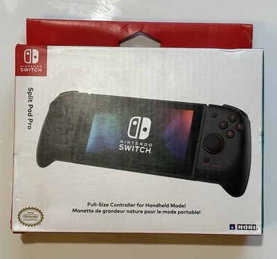 HORI Split Pad Pro Clear Black - Full Size Controller for Nintendo Switch - NIB