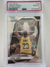 LeBron James 👑 CHALKTOSS 🐐 PSA 10 GEM MINT 💎Silver #130 Lakers
