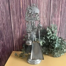 1950s Retro Hearth Set For Fireplace