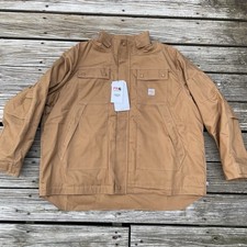 Carhartt FR Full Swing Quick Duck Coat Mens 3XL Brown NFPA 2112 102182-211 NEW