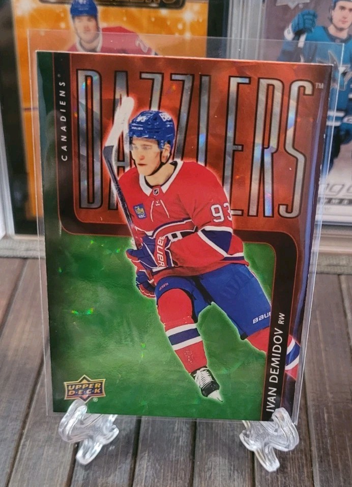 2025-26 Ivan Demidov Holiday Green/Red Rookie Dazzlers #DZ-18 Montreal 